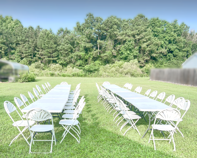 Table and Chair Rental in Jacksonville NC